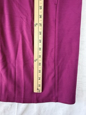 J Jill Wearever Dress Medium Petite Shift Short Sleeve Knit Womens MP New NWT