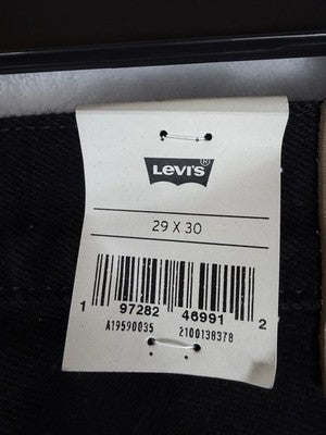 Levis 501 ‘90s Jeans Women 29 Mid Rise Straight Leg Black 29x30 Levi’s New NWT