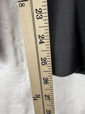 Susan Graver Smart Ponte Pants XL Petite Gray Pull On Knit Slim Leg Womens