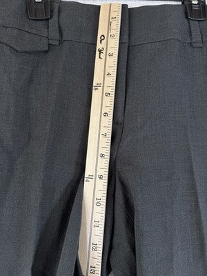 Ann Taylor Loft Julie Pants Size 4 Boot Cut Gray Stretch Trousers Women New