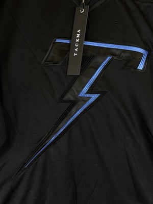 Tackma 2xL Mens Jersey Black Shirt Logo Long Sleeve Hip Hop Streetwear New NWT