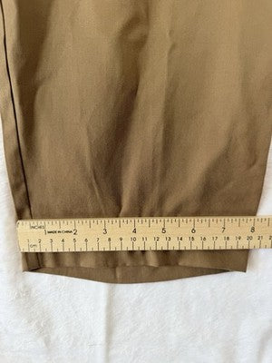 Chicos Skimmer Pants 2.5 US 14 Brown Soft Tencel Ultimate Fit Womens