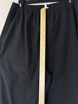 Offline By Aerie Nice Moves Barrel Pants Black Medium Short Womens Pull On