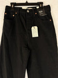 Levis Ribcage Straight Ankle Jeans 29 Womens 25x29 Black Levi’s New NWT