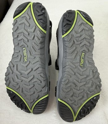 Kuru Mens Sandals 9 Current Gray Shoes Hiking Plantar Fasciitis New
