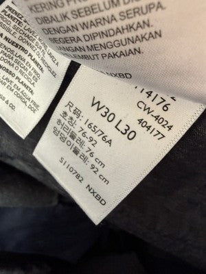Dockers Signature Khaki Straight Fit Pants 30x30 Mens Navy Blue Iron Free New