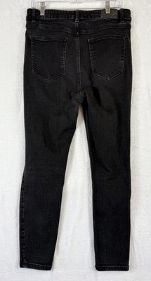 Zara Jeans 12 Womens High Rise Skinny Black