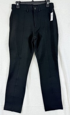 Gap Ponte Skinny Pants 6 Womens Black Double Knit Front Seam New NWT