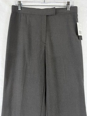 Napa Valley Dress Pants 8 Women Gray Comfort Waist Slimming Straight Leg New NWT