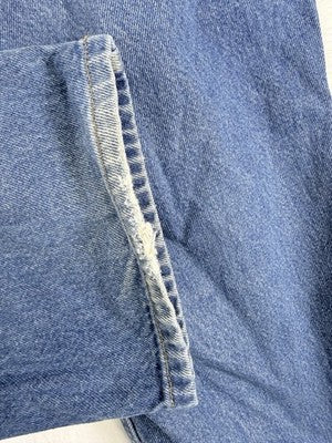 LL Bean Jeans Mens Natural Fit 42x32 Blue Denim