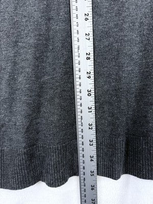 Eileen Fisher Medium Tencel Sweater Dress Gray Long Sleeve *FlawRead*