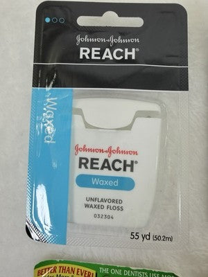 Vintage Johnson & Johnson Dental Floss Mint Waxed 90s Oral B Lot