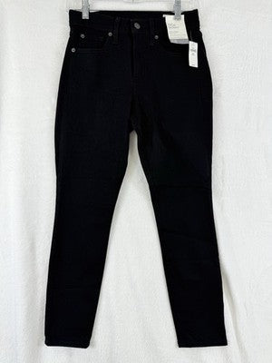 Gap High Rise True Skinny Jeans 26 2 Petite Womens Black Denim New NWT