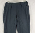 Seasalt Cornwall Nanterrow Trousers 10 Petite Pants Gray Blue Linen Cotton Women