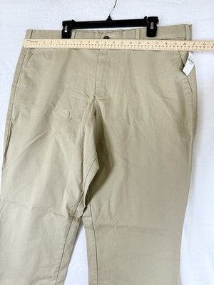 Gap Khaki Pants Men 40x32 Performance Straight Leg Tan Beige New NWT