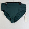 Calia Swim Bottom XXL Womens Sea Green Core Mid Rise Bikini Swimwear New NWT