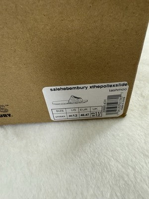 Salehe Bembury x Crocs Pollex Slides 12 Men Tashmoo Blue Sandals New In Box