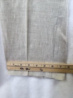 Tasso Elba 100% Linen Dress Pant Straight Leg Natural Beige Men’s 32x32 Preppy