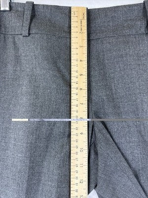 Talbots Pants 6 Petite Gray Wool Stretch Made In Italy Straight Leg Lined Women