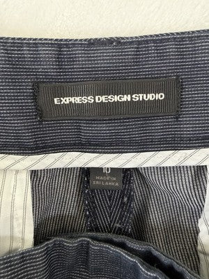 Express Design Studio Shorts 10 Womens Blue 8.5”