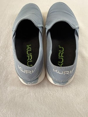 Kuru Womens Shoes 8 Roam Atla Slip On Canvas Blue