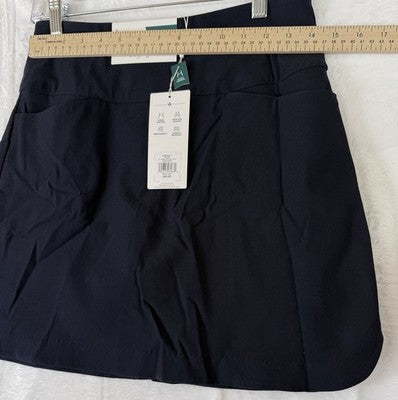 Lady Hagen Golf Skort Small Navy Blue Pockets Tummy Control Slimming Womens NEW