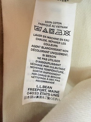 LL Bean Double L Chinos 46x30 Pants Tan Mens Natural Fit Hidden Comfort Pleated