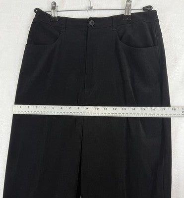 Vintage Talbots Pants 6 Black High Rise Microfiber 5 Pocket Womens