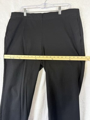 J Jill Premium Bi Stretch Pants Black 18 Womens