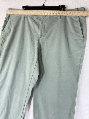 Lands End Chino Pants 20W Green Plus Size Womens