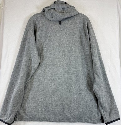 LL Bean Hoodie XL Tall Mens Gray XLT Pullover Sweatshirt Slightly Fitted Pockets