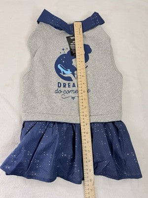 Disney Princess Cinderella Dog Costume Sweatshirt Dress Tutu XL New NWT