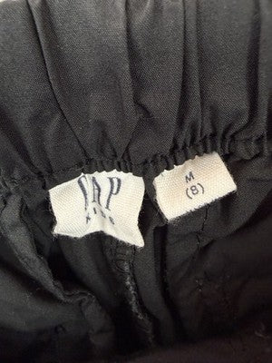 Gap Kids Cargo Parachute Pants Medium 8 Girls Black Pull On New NWT