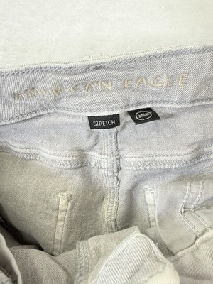 American Eagle Stovepipe Jeans 000 Gray Womens Straight Leg Denim
