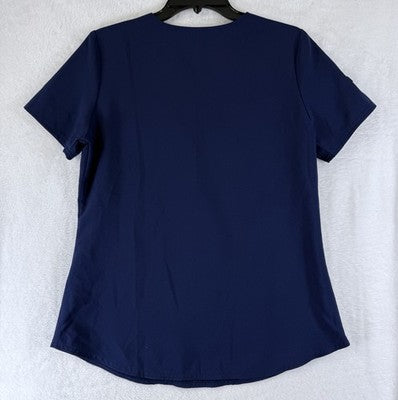 Scrubstar Scrub Top Small Womens Blue V Neck