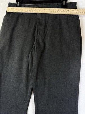 Lee Pants 10 Medium Women Relaxed Fit Straight Leg Mid Rise Gray Effortless