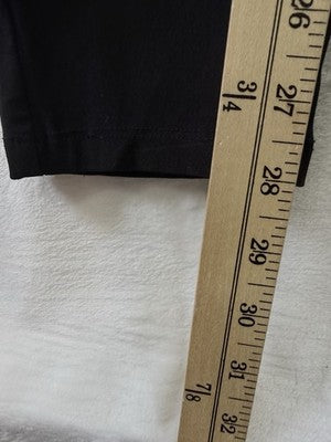 Garage Pants Medium Black High Rise Zipper Slim Womens