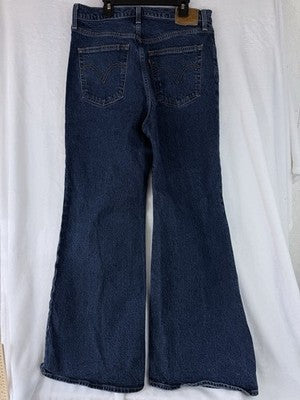 Levis Ribcage Bell Jeans 30 Womens 30x32 Blue Bell Bottom Levi’s