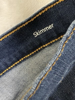 Gloria Vanderbilt Skimmer Jeans 8 Blue Capris Womens