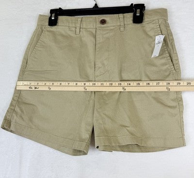Gap 6” Vintage Shorts 29 Mens Relaxed Tan Beige New NWT