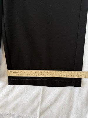 Max Studio Cropped Wide Leg Pants XL Black Pull On Womens