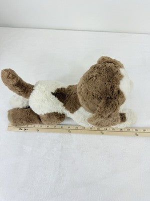 Pottery Barn Kids Jack Spaniel Plush Dog Brown Puppy Stuffed Animal 18” Rare HTF