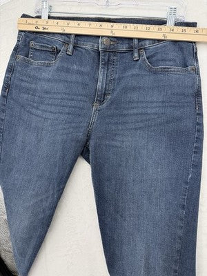 Banana Republic Girlfriend Jeans 29 8 Mid Wash Mid Rise Blue Women Denim