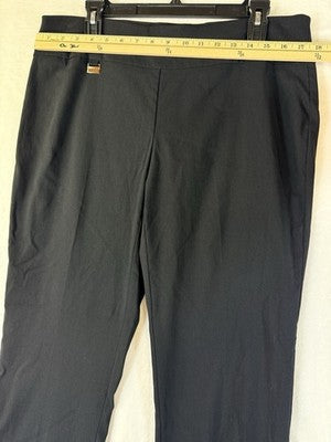 Alfani Pull On Pants Women 14 Short Black