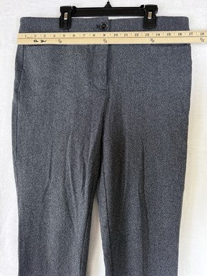 Ann Taylor Loft The Sutton Skinny Pants 8 Gray Womens Dress Pants