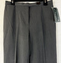 Lauren Ralph Lauren Dress Pants 10 Gray Womens Jackson Hole High Rise New NWT