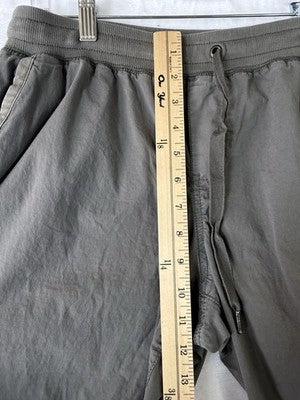 LL Bean Ripstop Joggers Pants Women Small Petite Brown Pull On