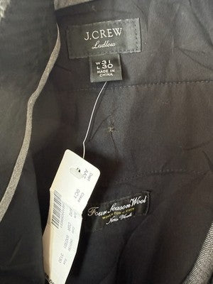 J Crew Ludlow Pants 31x30 Four Season Wool Gray Mens New NWT