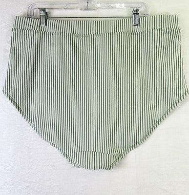 Cacique Swim 26 Tankini Top Bottom Set Green 44DDD Underwire Swimsuit Womens