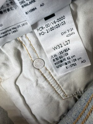 Levis 501 ‘90s Ankle Jeans Women 32 Mid Rise Straight Leg Blue 90s 32x27 New NWT